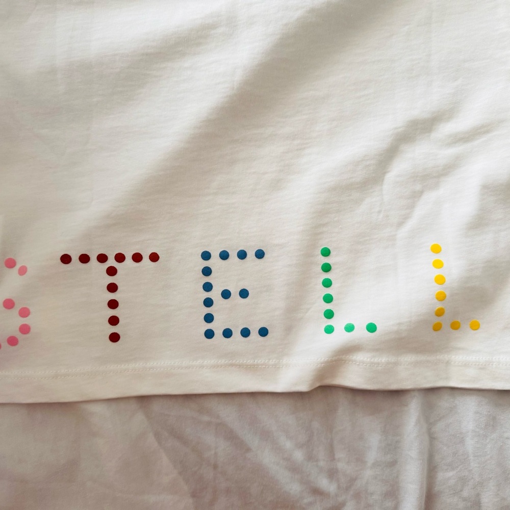 Stella McCartney Girl’s Dotted Logo Tee NWT